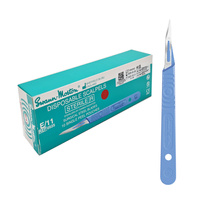 Skalpel chirurgiczny Sabre E11 sterylny 10szt stal nierdzewna Swann-Morton