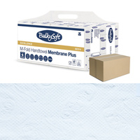 Duży ręcznik papierowy w listkach 21,5x32cm składany typu M-FOLD 1440szt biały 3 warstwy 4op