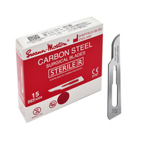 Ostrze chirurgiczne 15 sterylne 100szt stal węglowa Swann-Morton